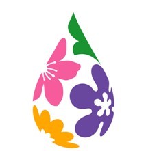   水滴、花图形